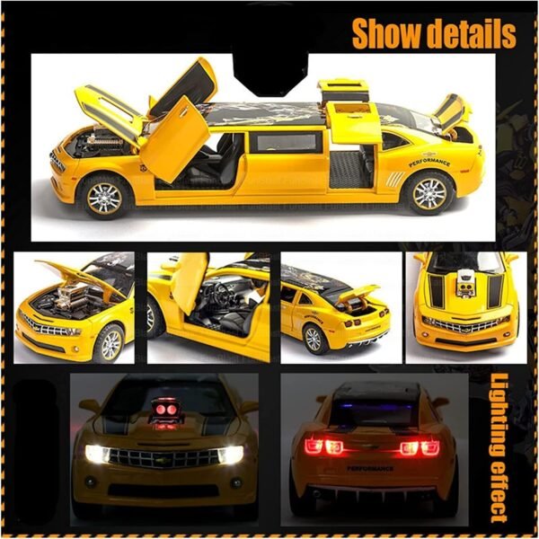 FunBlast Die-Cast Metal Car Toy - 1:32 Scale Model Toy Car, Pull Back Friction Power Toy Vehicles for Kids, Toy Car with Music and Light, Toy Car for Boys, Kids, Children (Red) - Image 6
