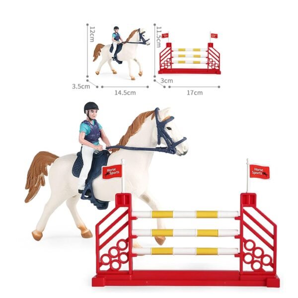 Lyla Horse and Horseman Playset Pretend Play Toy for 3 4 5 6 7 Year Old Baby Kids Men Horseman - Image 4