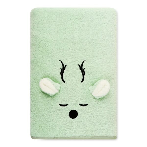 Cute Kids Cotton Bath Towel, 250 GSM, Large Size, Super Soft, Absorbent, Quick-Dry, Gentle on Skin, Perfect for Bath, Travelling, Pool, or Beach, Size- 43 X 23 Inch, Mint Green - Image 2