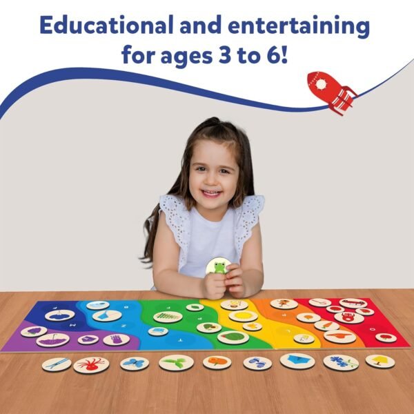 Skillmatics Magnetic Matching Activity - The Alphabet Rainbow, Preschool Learning Toy & Game for Kids, 35+ Magnetic Pieces, Gifts for Girls & Boys Ages 3, 4, 5, 6 - Image 4