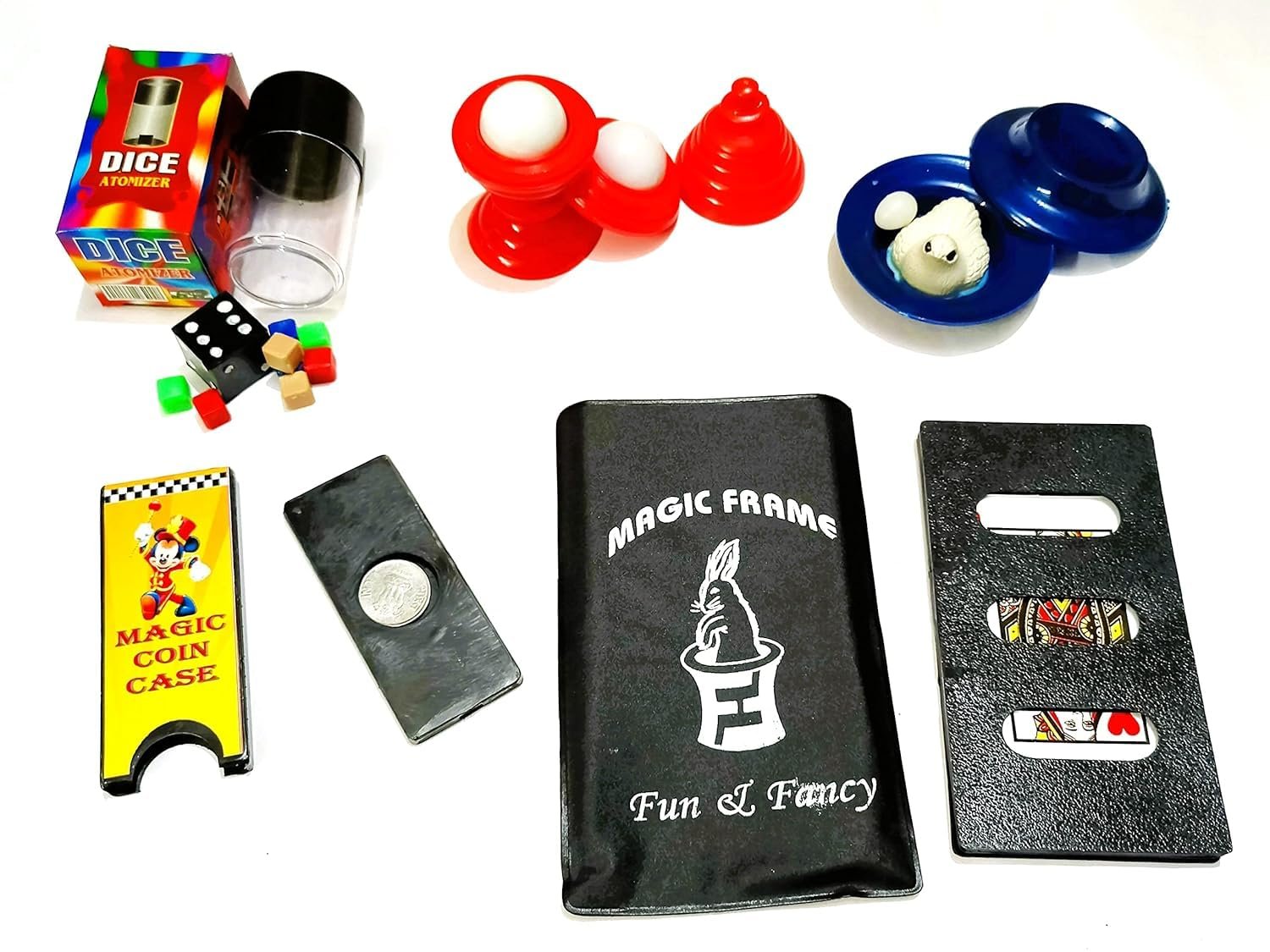Maha Close Up Magic Set (Set of 5 Tricks), Children Close Up Magic Set Toy Kit, Multicolor