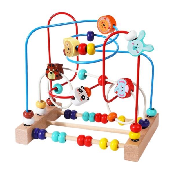SECRET DESIRE Bead Maze Toy Birthday Gifts Puzzle Beads for Boys Girls Kids Ages 0-3 Years 22.5x22.5x15cm A|Baby|Toys for Baby|Developmental Baby Toys - Image 5