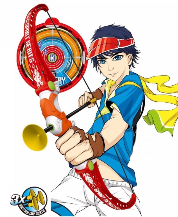Amitasha Archery Bow and 10 Arrows Target Game for Kids (Multicolor) - Image 2