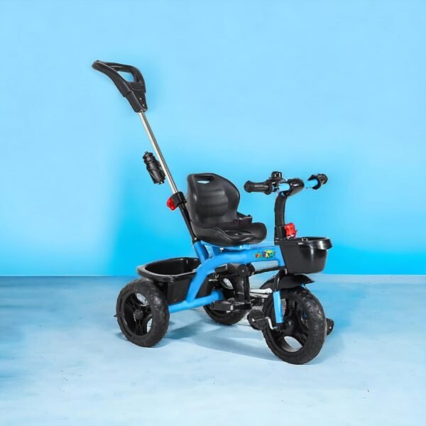 Baby Tricycle with EVA Wheels, Bell & Storage Basket|Baby Trike|Age Group 1 Years to 5 Years Carrying Capacity Upto 30 kgs|Smart Kids Tricycle with Parental Push Handle Tricycle (Orange) - Image 4