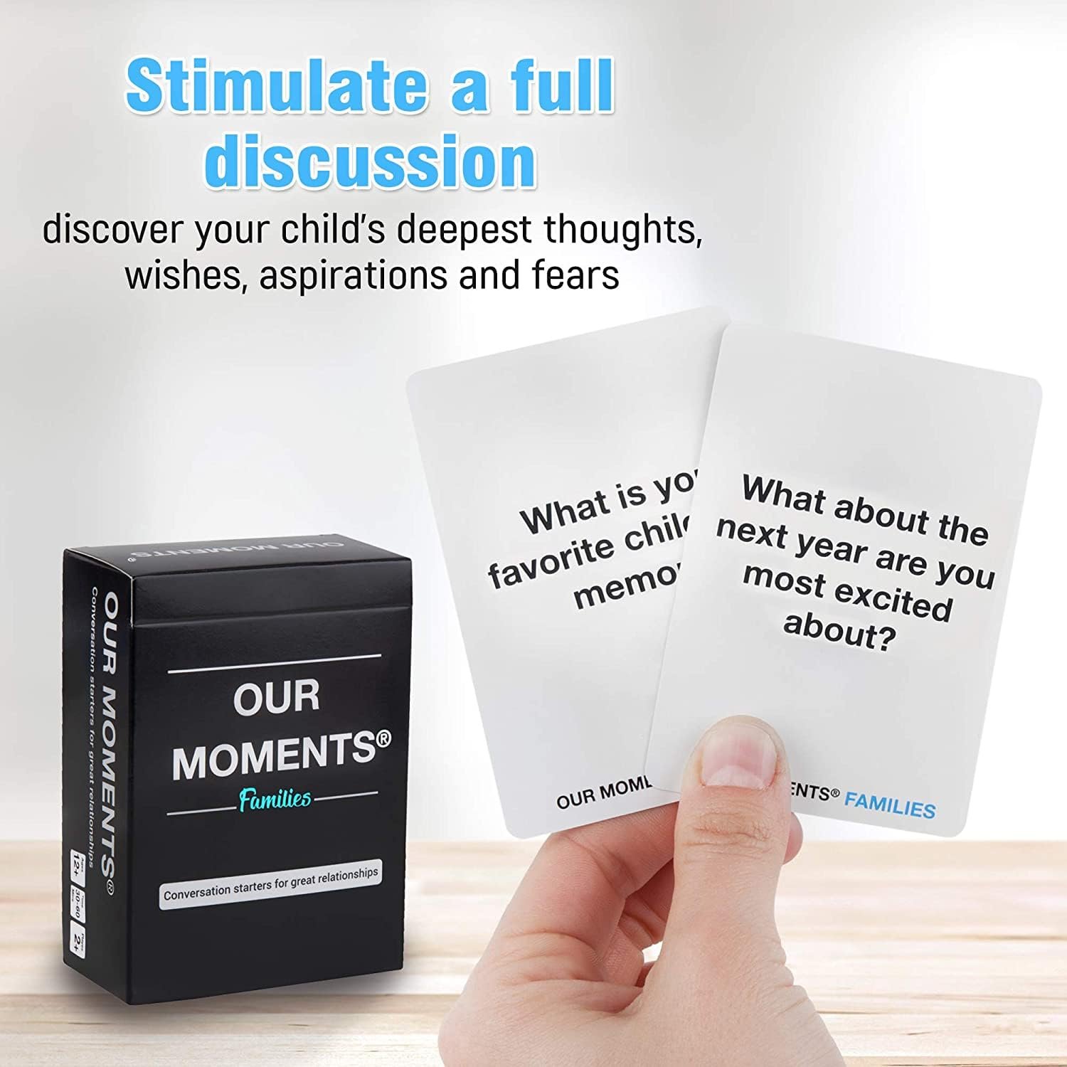 Chocozone Family 100 Conversation Starters Questions Game Card Games for Kids & Adults Gifts for 10+ Years Boys & Girls (Families) - Image 4