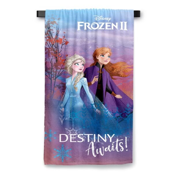 Sassoon Disney Frozen II Cotton Kids Bath Towel with Gift Box in 400 GSM- 60 cm x 120 cm