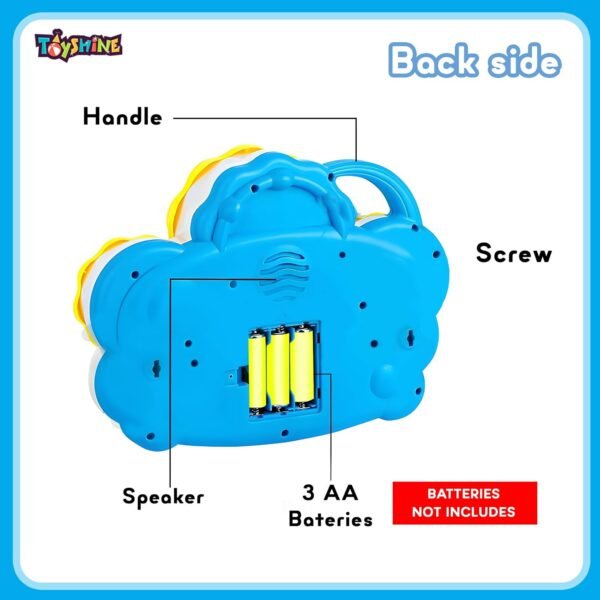 Toyshine Drum Keyboard Musical Toys with Flashing Lights, Animal Sounds and Songs, Multi Color - Image 6