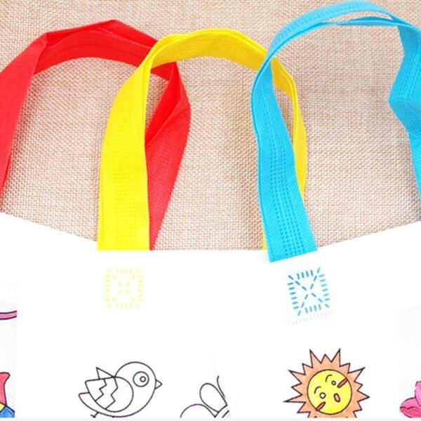 Lyla 5 Pieces DIY Graffiti Bag with Coloring Pens for Ages 3-8 Years Old Boy Girl - Image 3