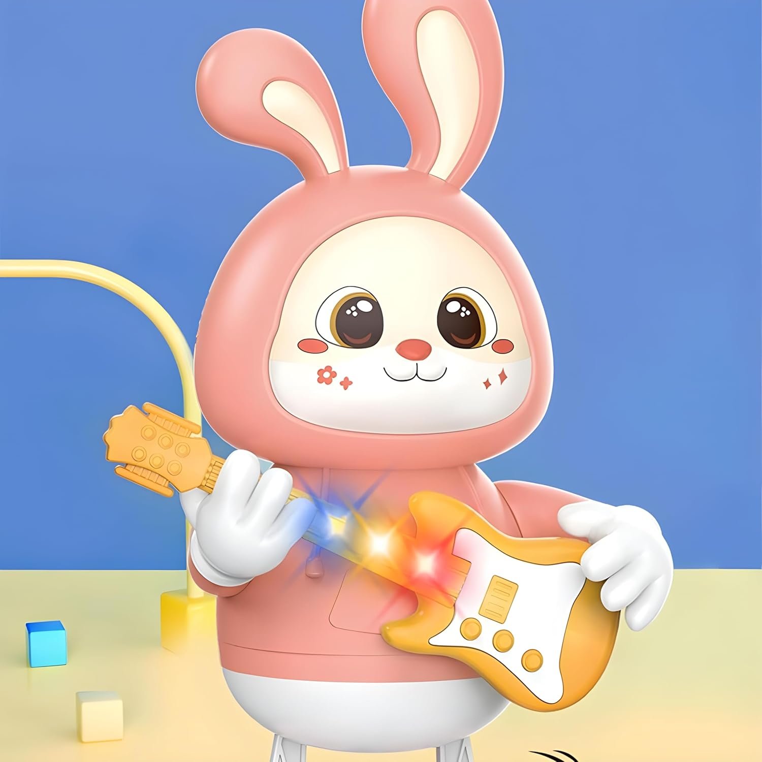 Dancing Music Guitar Rabbit Toy, Babies Toys 1-3 Year Old Toddler Toys, Toddler Education Toys, Musical Intelligence Development Toys for Kids Boys Girls - Image 2