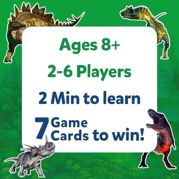 Skillmatics Guess in 10 Dinosaurs, Perfect for Boys, Girls, Kids, and Families Who Love Card Games, Toys, Travel Games, Gifts for Ages 8, 9, 10 & Up - Image 6