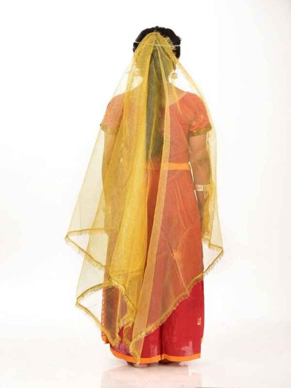 BookMyCostume Gujarati Girl with Traditional Jewellery Indian State Kids & Adults Fancy Dress Costume for Girls - Image 3
