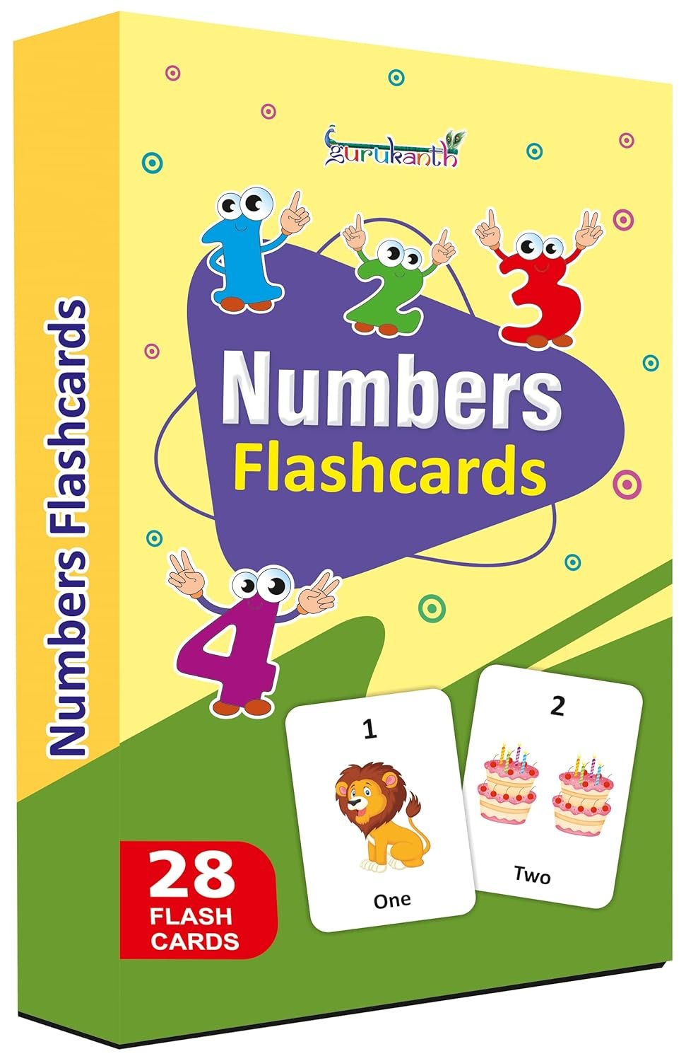 Premium Numbers Flash Cards for Kids Early Learning | Easy & Fun Way of Learning 1 Year to 6 Years Babies Smart Toys