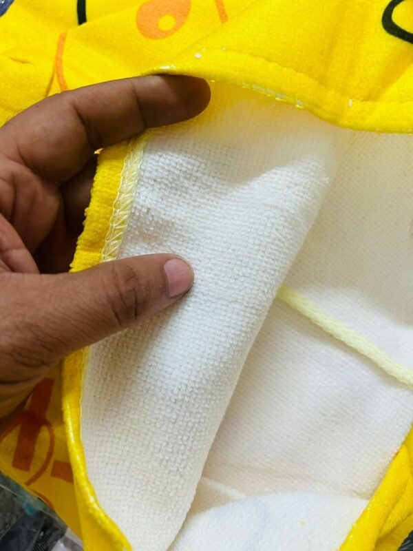 Butterthief Poncho Towel for Kids | Hooded Bath Towels | 60 x 120 cm Toddler Pool Towel for Boys & Girls, 1-7 Years (Multi & Yellow) - Image 2