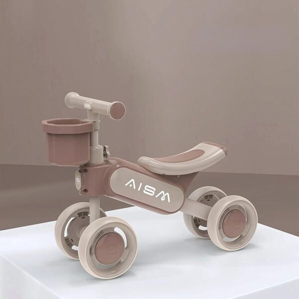 Baby Push Ride-On Car for Toddler Kids 1-4 Years Old Boys & Girls with 4 Wheels Ride On Toys Upto 30 Kgs Weight (Brown)