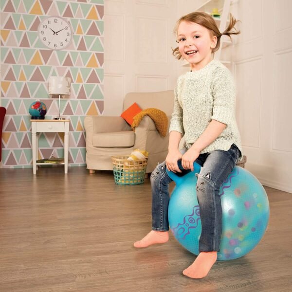 Space Hopper Ball with Air Pump for Age 5 to 7 Years and Up, Hop Ball, Kangaroo Bouncer, Hoppity Hop, Jumping Ball, Sit and Bounce - Image 2