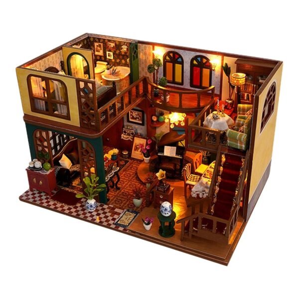Lyla Miniature Dollhouse Kits Artwork Romm Box for Kids Ages 7 Years Old up Teens