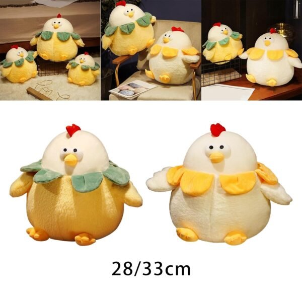 bnf® Cute Chick Hug Pillow Decoration Breathable for Dormitory Girls Boys Green 28cm Baby | Toys for Baby | Plush Baby Toys - Image 6