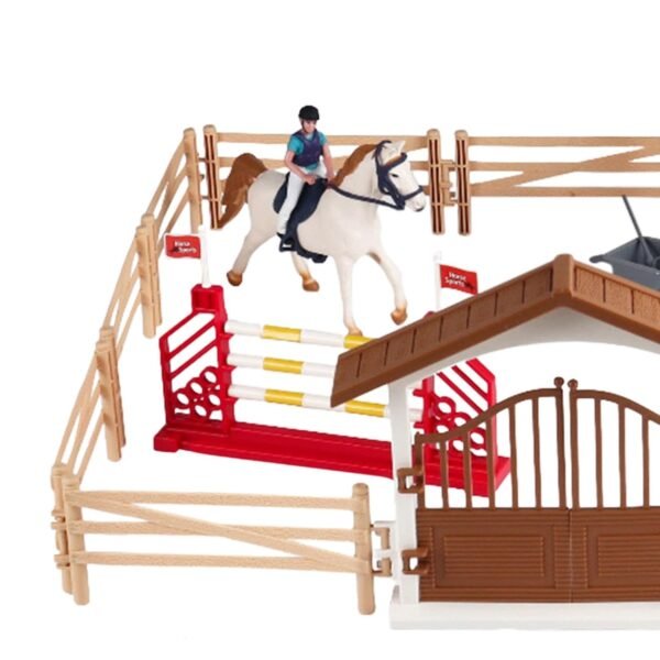 Lyla Horse and Horseman Playset Pretend Play Toy for 3 4 5 6 7 Year Old Baby Kids Men Horseman - Image 3