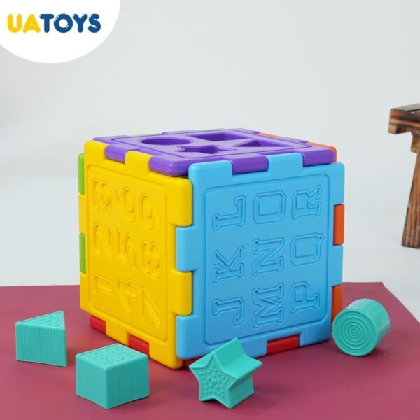 Activity Cube for 1-5 Year Old Children - Baby Activities Toy, Multicolor - Image 6
