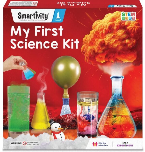 Smartivity My First Science Experiment Kit for Kids 6-8-10-12-14 Years I 50+ Amazing Science Experiments | Birthday Gift for Boys & Girls | Educational Toy for Kids 6,7,8,9,10,11,12,13,14 Years Old