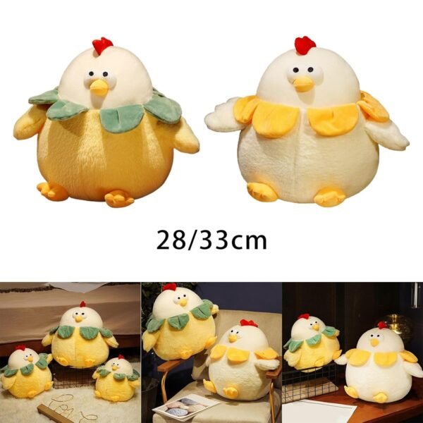 bnf® Cute Chick Hug Pillow Decoration Breathable for Dormitory Girls Boys Green 28cm Baby | Toys for Baby | Plush Baby Toys - Image 5
