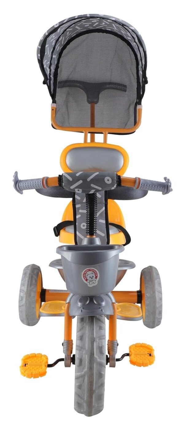 Adventure Rider Pro Max Kids|Baby Trike|Tricycle for Kids|Boys|Girls|Cycle for Kids 1-4 Years TZ-604 (Yellow) - Image 3