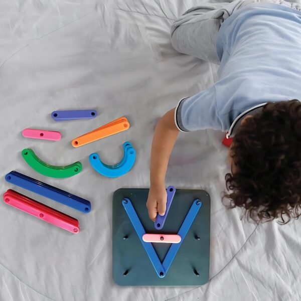 Alpha Numeric Puzzle - Alphabet & Number Construction Toys for Kids | Montessori Learning Puzzles | Educational Building Blocks for 3-5 Year Old Boys & Girls | Activity Toy for Toddlers - Image 2