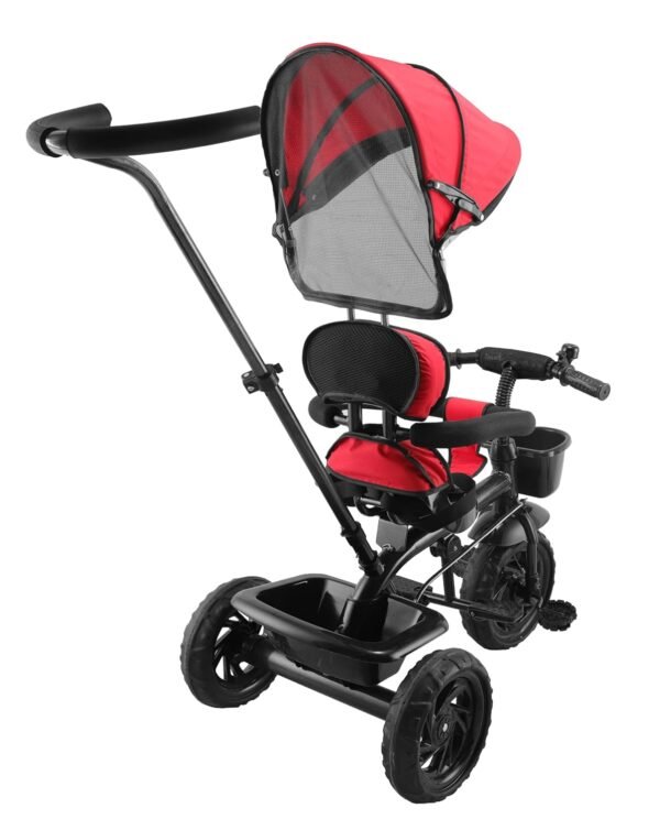 Maple Pro Max Tricycle for Kids | Tricycle with Canopy for Kids | Tricycle for Kids | Bycycle for Kids & Babies | Boys | Girls Age Group 2 to 5 Years, TZ-532 (Red) - Image 5
