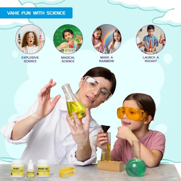 Amazon Brand - Jam & Honey Young Scientist Ultimate Science Kit for Boys and Girls | Over 120 Experiments | STEM Learning | Age 8+ | Birthday Gift | Toy for Kids - Image 5