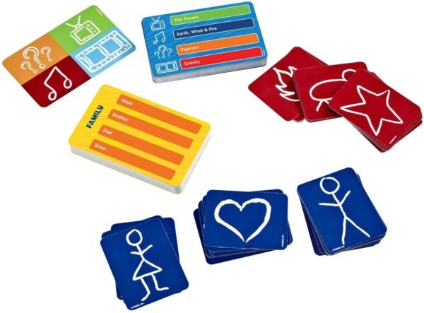 Games Mattel for Kids PICTIONARY Card Refresh, Multicolor,144 Pieces,Pictionary Card Refresh - Image 4
