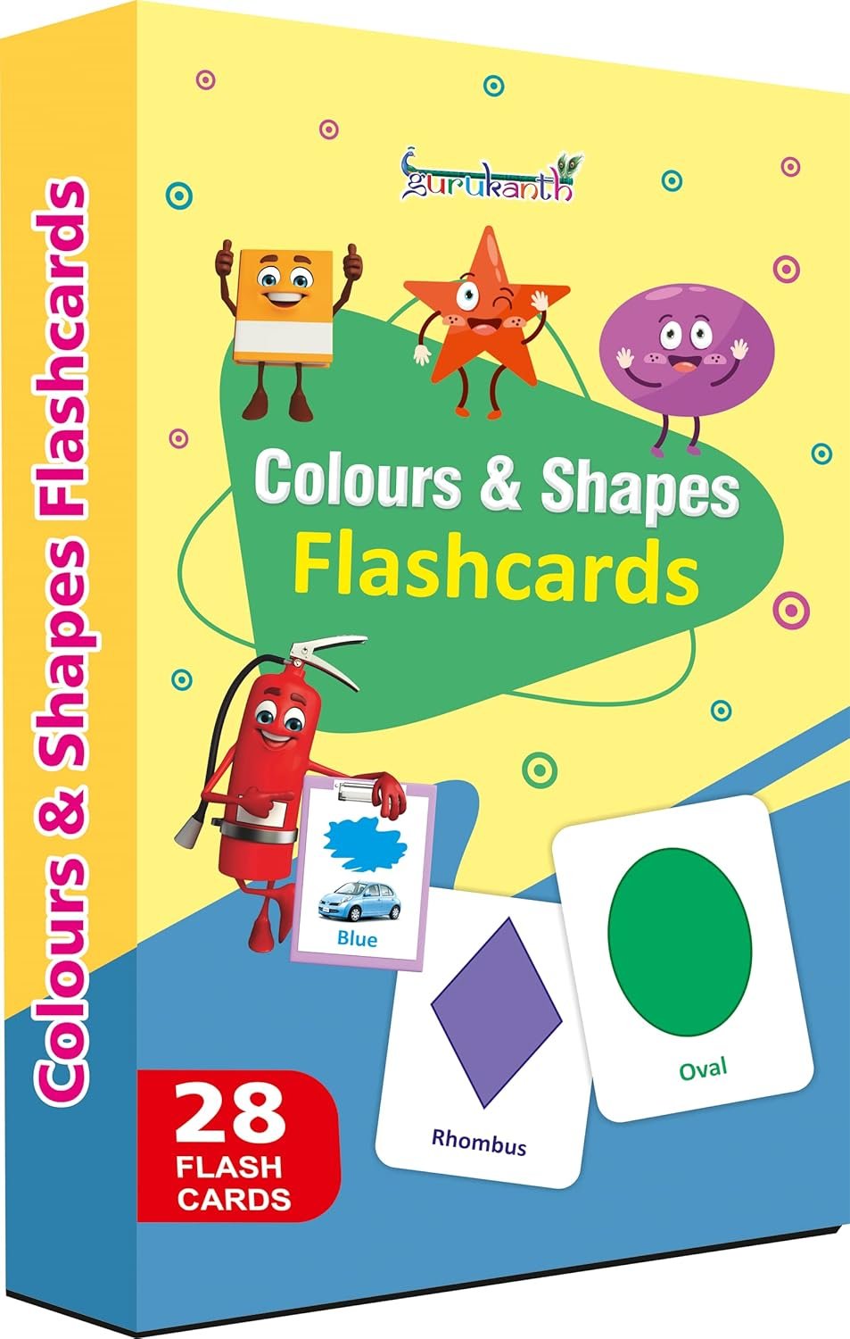 Premium Colours & Shapes Flash Cards for Kids Early Learning | Easy & Fun Way of Learning 1 Year to 6 Years Babies Smart Toys