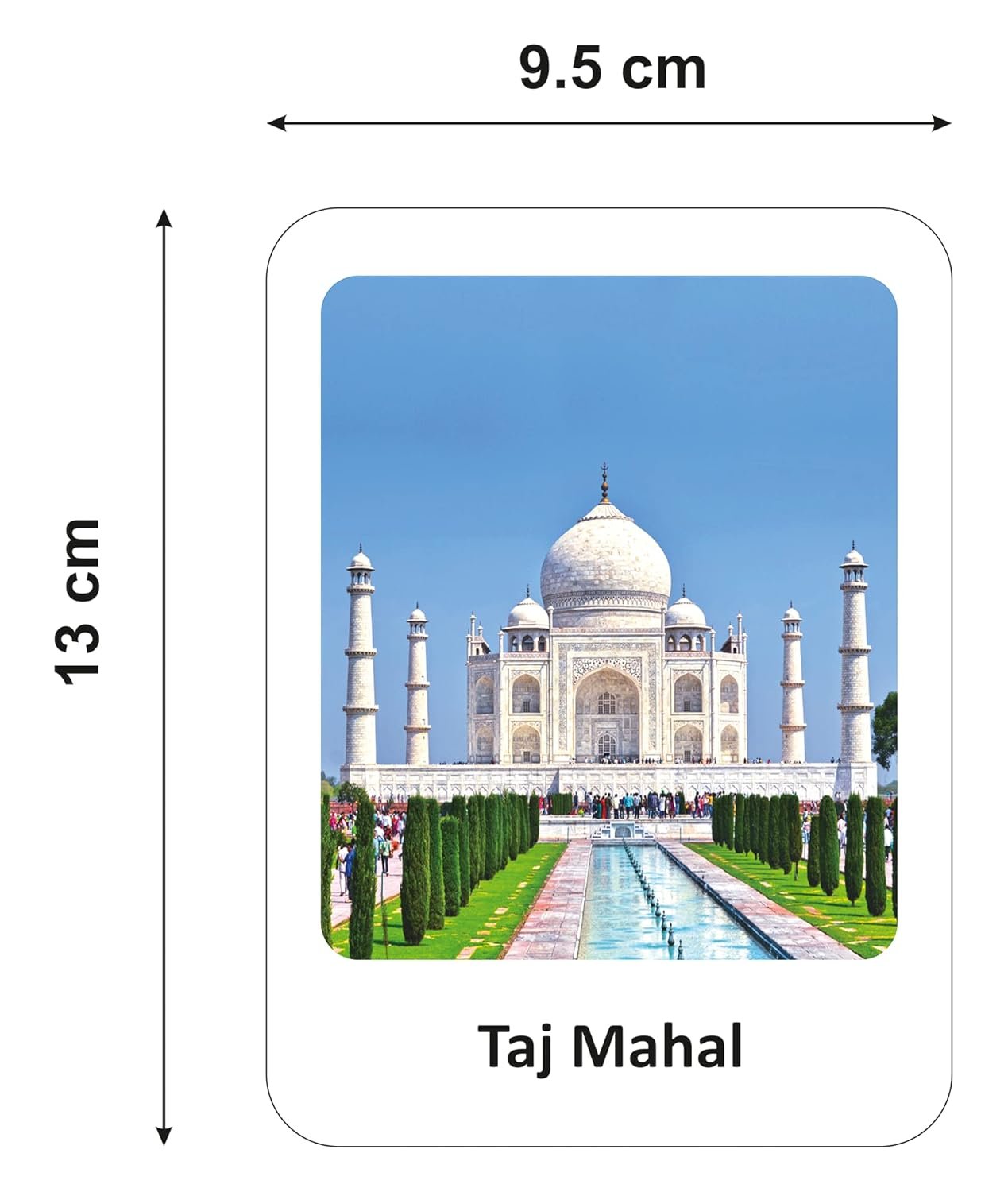 Premium Wonders of The World Flash Cards for Kids Early Learning | Easy & Fun Way of Learning 1 Year to 6 Years Babies Smart Toys - Image 2