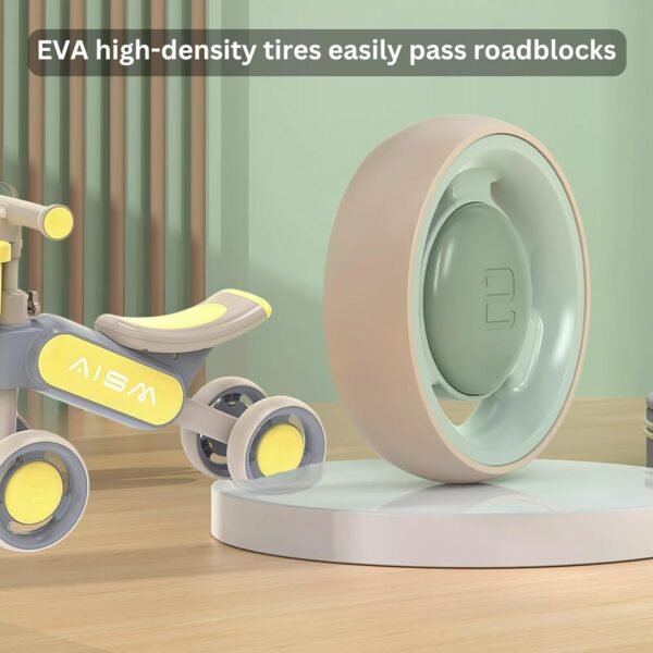 Baby Push Ride-On Car for Toddler Kids 1-4 Years Old Boys & Girls with 4 Wheels Ride On Toys Upto 30 Kgs Weight (Yellow) - Image 3