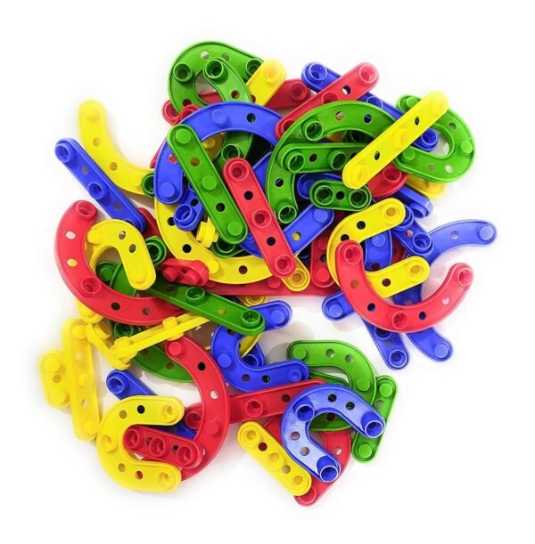 Building Blocks for Kids 3-5 Years - Educational Toys With Wheel, Block Game, Bricks Set (Approx 100 Piece) UC Smart Patchwork Block - Image 3