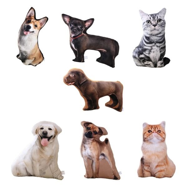 bnf® Simulation Plush Pillow Funny Kids Accompany Toys for Office Kids Room Couch Corgi - Image 4