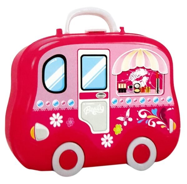 Supermarket Big Red Cash Register Toy for Kids with Checkout Scanner, Fruit Card Reader, Credit Card Machine, Play Money and Food Shopping Play Set (red Cash Register 33 pcs) - Image 2