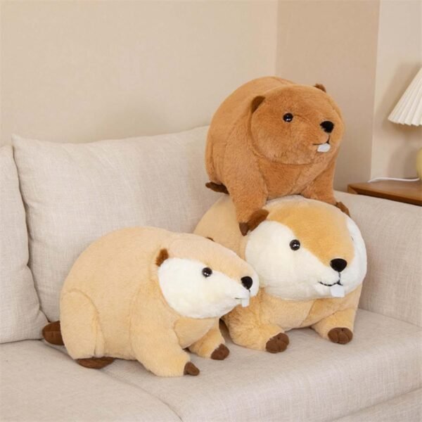 bnf® Soft Nutria Plush Toys Animal Plush Pillow for Boys Girls Light Brown 45cm Baby | Toys for Baby | Other Toys for Baby - Image 4