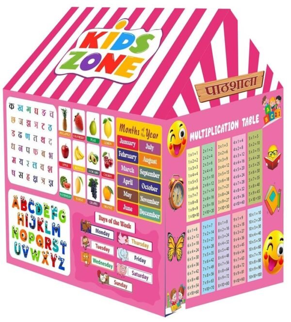 Tent Playhouses for Kids Outdoor and Indoor Kid Play House Castle Tent Toys for 3-7 Years Old Kids Children Boy Girls Portable Kid Castle Playhouse for Girls & Boys