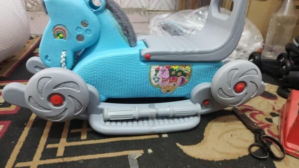 2 in 1 Mongolian Horse Rider for Kids 1-5 Years Old Rideons & Wagons Non Battery Operated Ride On Horse Rideons & Wagons Non Battery Operated Ride Multicolour - Image 2