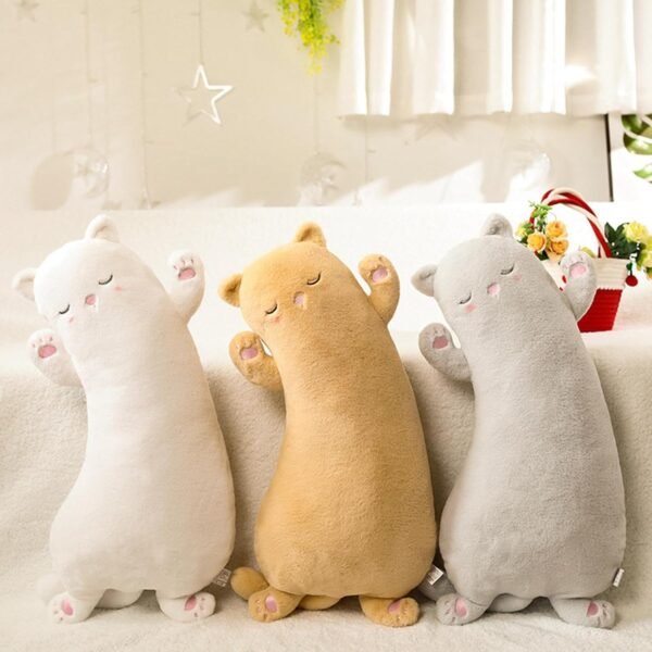 bnf® cat Plush Pillow Sofa Cushion Birthday for Kids Children White Baby | Toys for Baby | Plush Baby Toys - Image 6