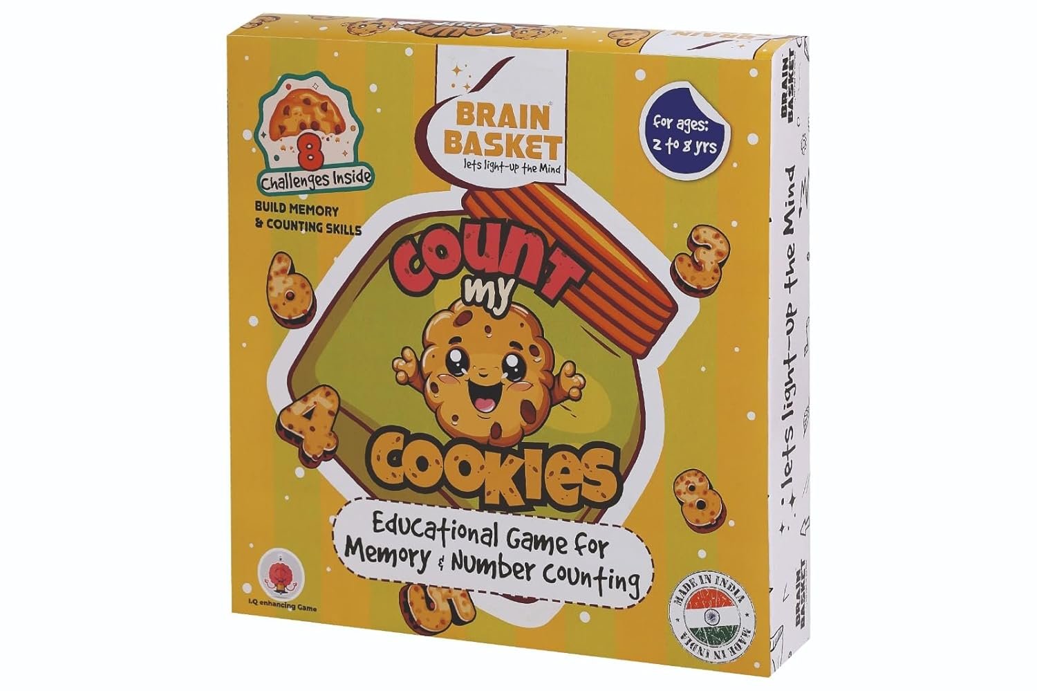 Count My Cookies – Educational Mind & Brain Game for Kids 2-8 Years, Counting Memory Puzzle, Wooden Toy for Early Math Skills - Image 4
