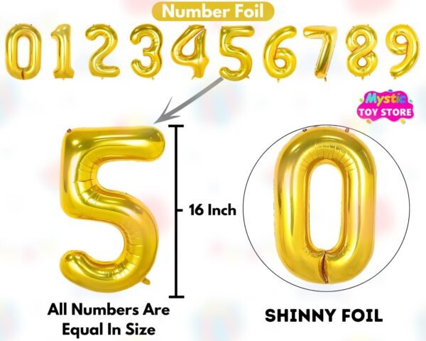 7th Rainbow Balloons for Birthday Decoration Kit Multicolour 7 year Baby Boys Girls Kids 5 Pcs Rainbow Theme Foil Balloons Decoration Set Items 2 Pcs Pink Star - Image 6