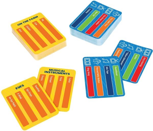 Games Mattel for Kids PICTIONARY Card Refresh, Multicolor,144 Pieces,Pictionary Card Refresh - Image 5