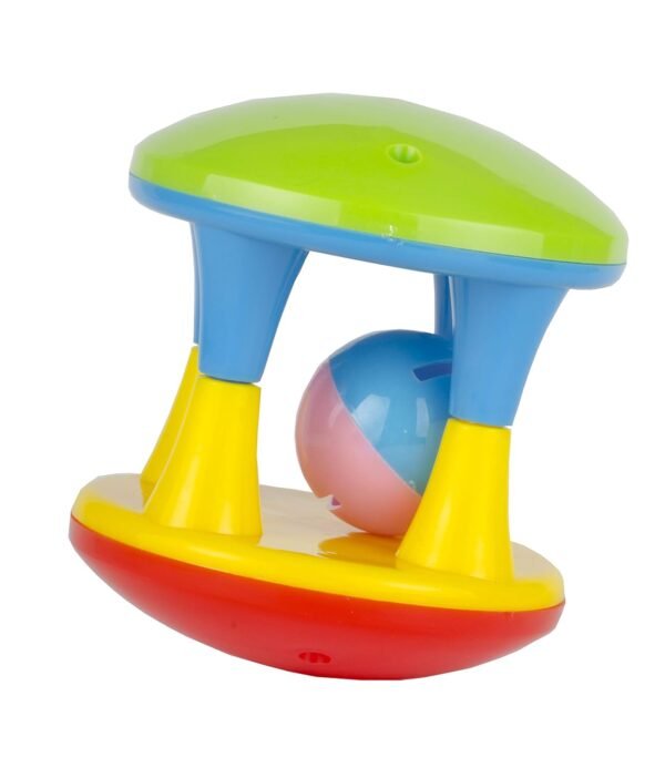 TOY FUN Damru Rattle for Infants Safe for Kids, Multicolour Age 1 Year and Above
