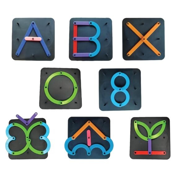 Alpha Numeric Puzzle - Alphabet & Number Construction Toys for Kids | Montessori Learning Puzzles | Educational Building Blocks for 3-5 Year Old Boys & Girls | Activity Toy for Toddlers - Image 4