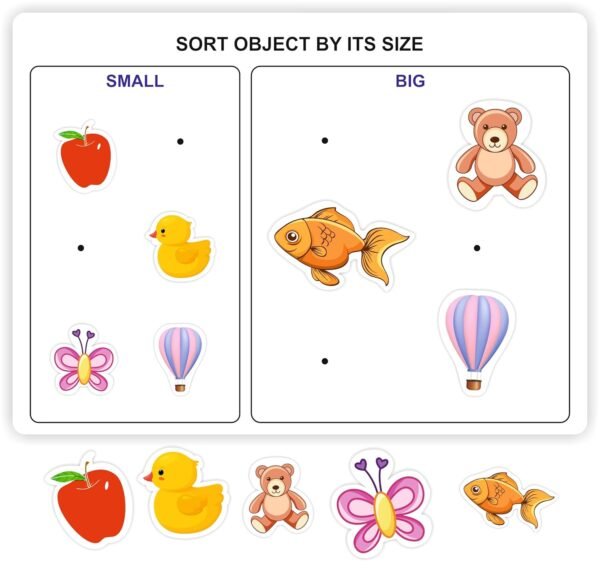 Activity Book|Logical Thinking Velcro Activity Book| Toddlers Busy Binder| Visual,Colour Discrimination,Sudoku,Right Brain Activities,Birthday Gift for Kids Age 2-6 Years|Toys for Kids - Image 3