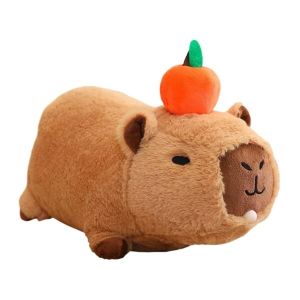 Capybara Stuffed Toy with Sound and Blow Bubbles Capybara Plush Toy for Kids 30cm - Image 3