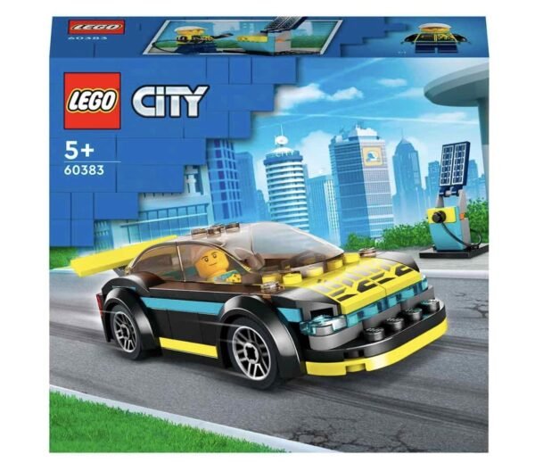 LEGO City Electric Sports Car 60383 Building Toy Set (95 Pcs),Multicolor - Image 3