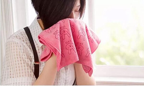 MOM CARE Microfibre Bath Towels for Kids -Extra Soft/Quick Dry/Strong Water Absorbent/Bathing Towel for Kids,Boys and Girls (Pack of 3) Multi Color L-50cm X B-100cm for 3 Years and Above - Image 2