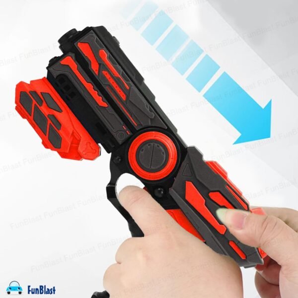 FunBlast Gun Toy – High Speed Manual Soft Bullet Gun with 6 Foam Bullets – Long Range Shooting Darts Gun Toy for Kids, Boys, Children, Toy Gun Pistol for Kids – Multicolor - Image 4